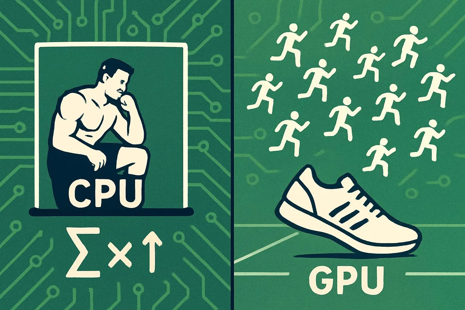 엔비디아 독점의 그림자: '러닝화'로 '축구'하는 현실