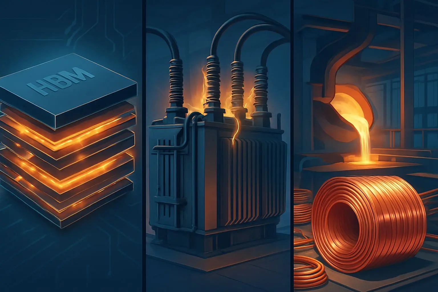 3대 핵심 투자 구간: HBM, 전력 기기, 구리