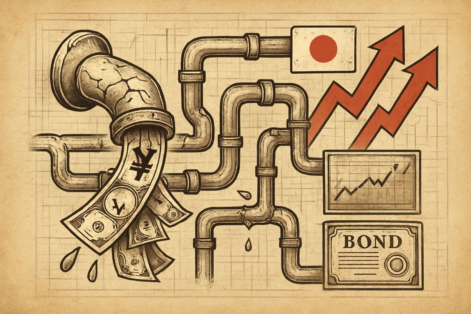 신호 3: 일본 금리 급등과 엔 캐리 트레이드의 붕괴 위험