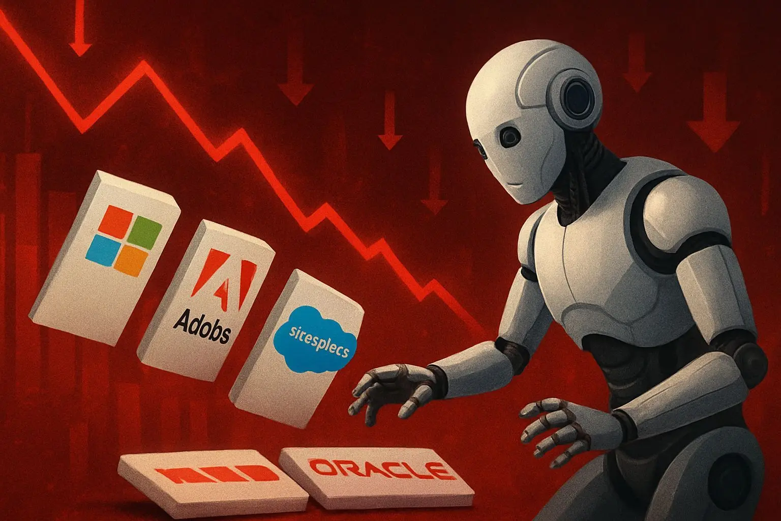 소프트웨어 대폭락의 충격, AI가 밥그릇을 빼앗다