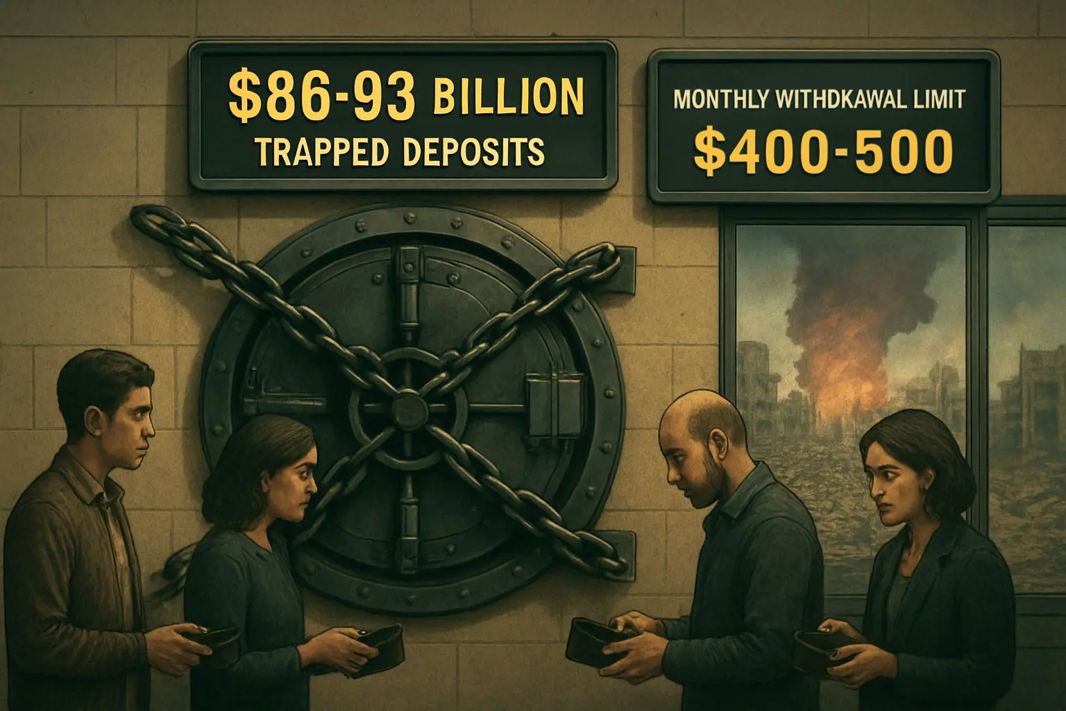 베이루트 폭발과 금융 시스템의 완전한 마비