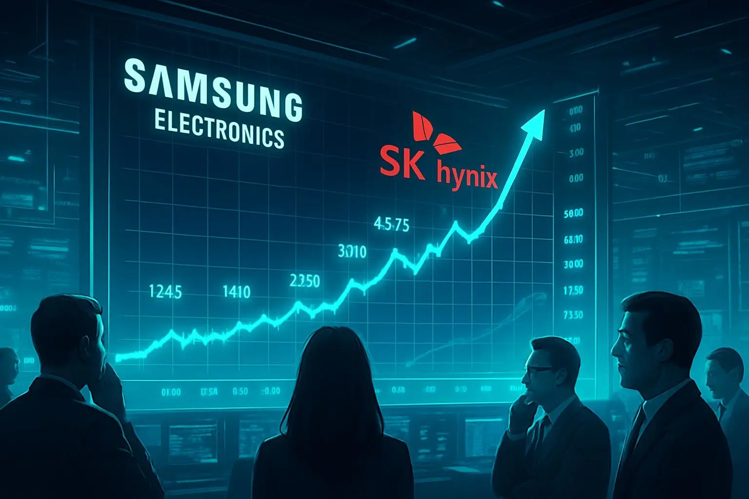 역사적 고점을 돌파한 한국 반도체 두 강자