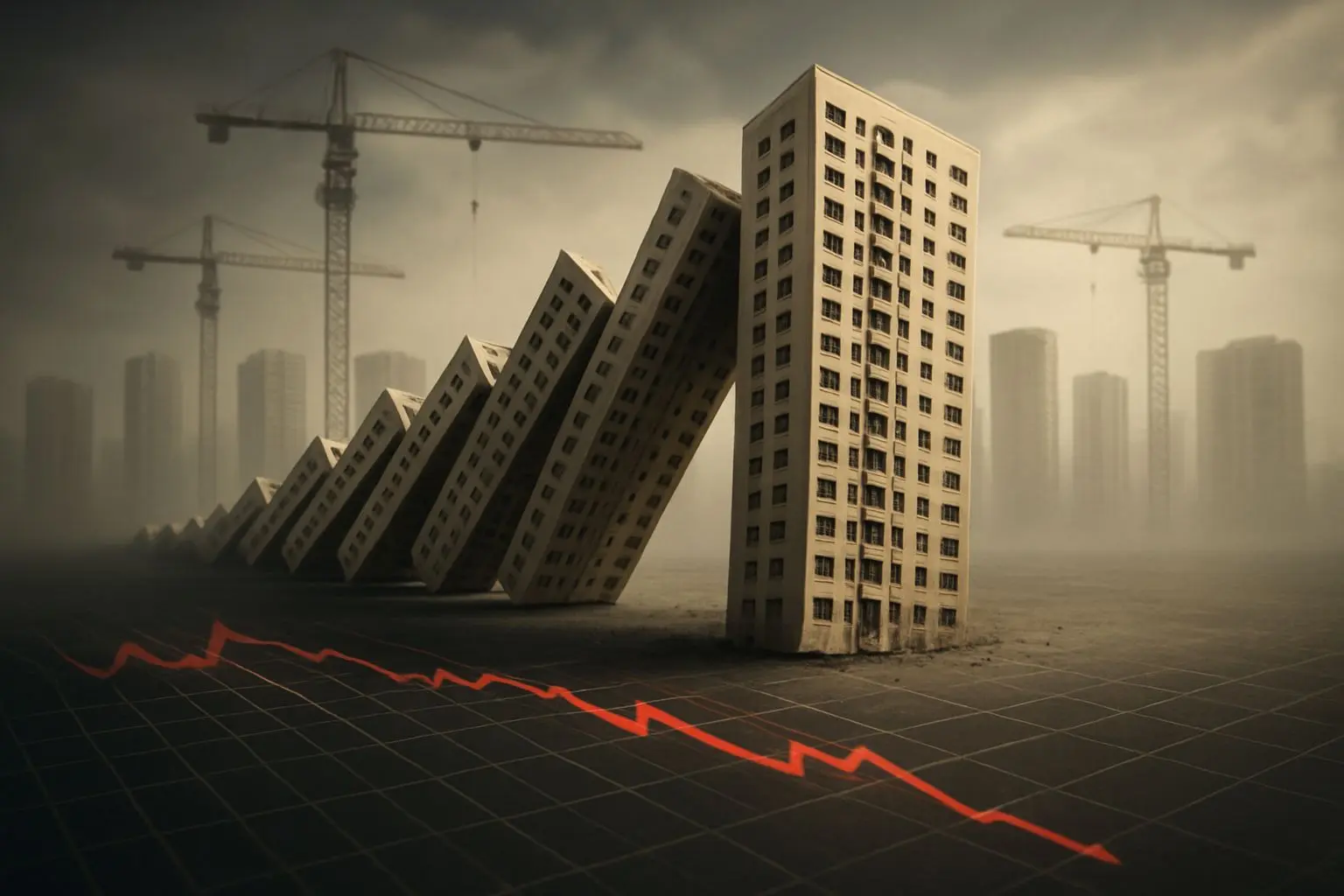 부동산 붕괴: 중국 경제 심장의 정지