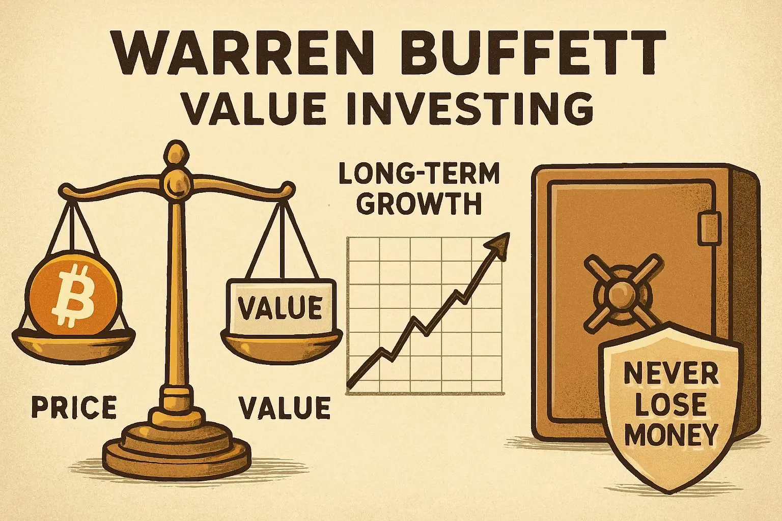 워렌 버핏의 가치 투자 철학을 비트코인에 적용하기