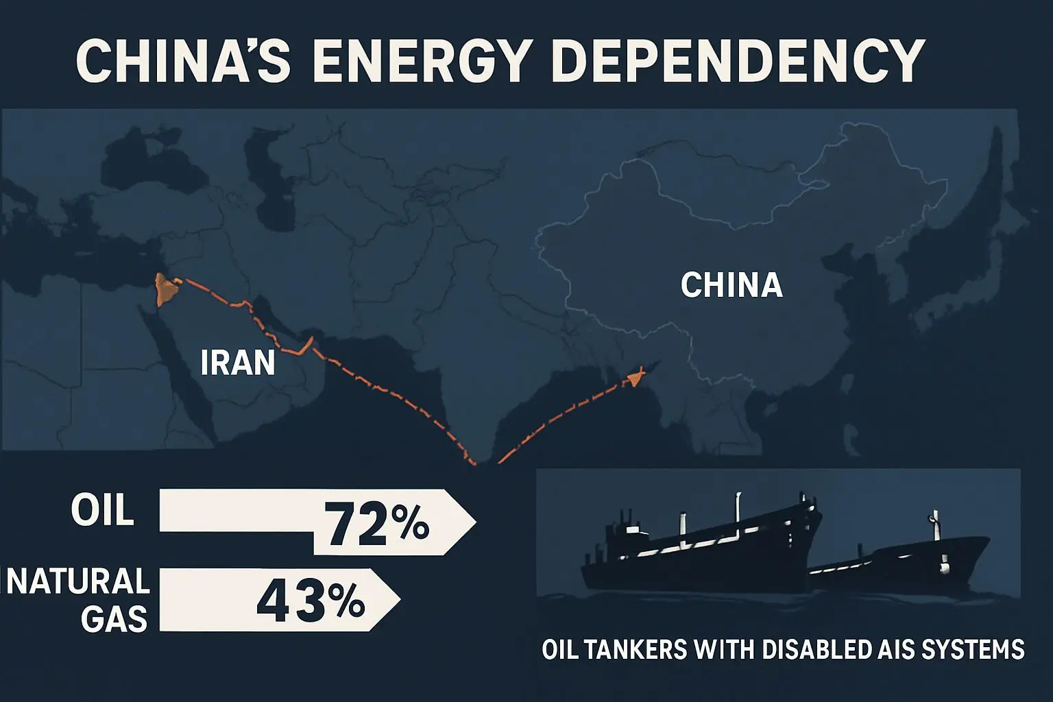 에너지 생명줄: 중국 경제의 치명적인 약점