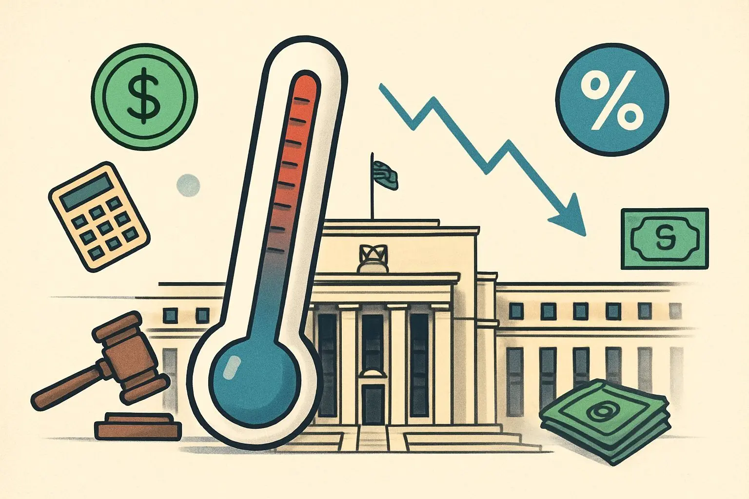 인플레이션 하락과 금리 인하 기대: 연준의 정책 전환 신호