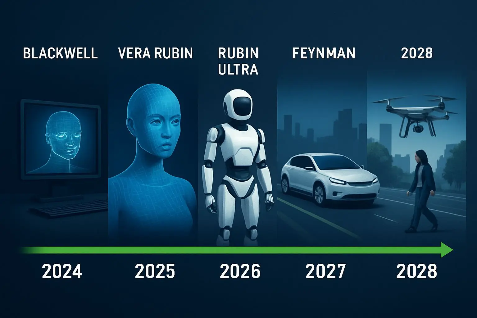 다음 반전의 트리거: 2028년 비전과 '물리적 AI'의 선언