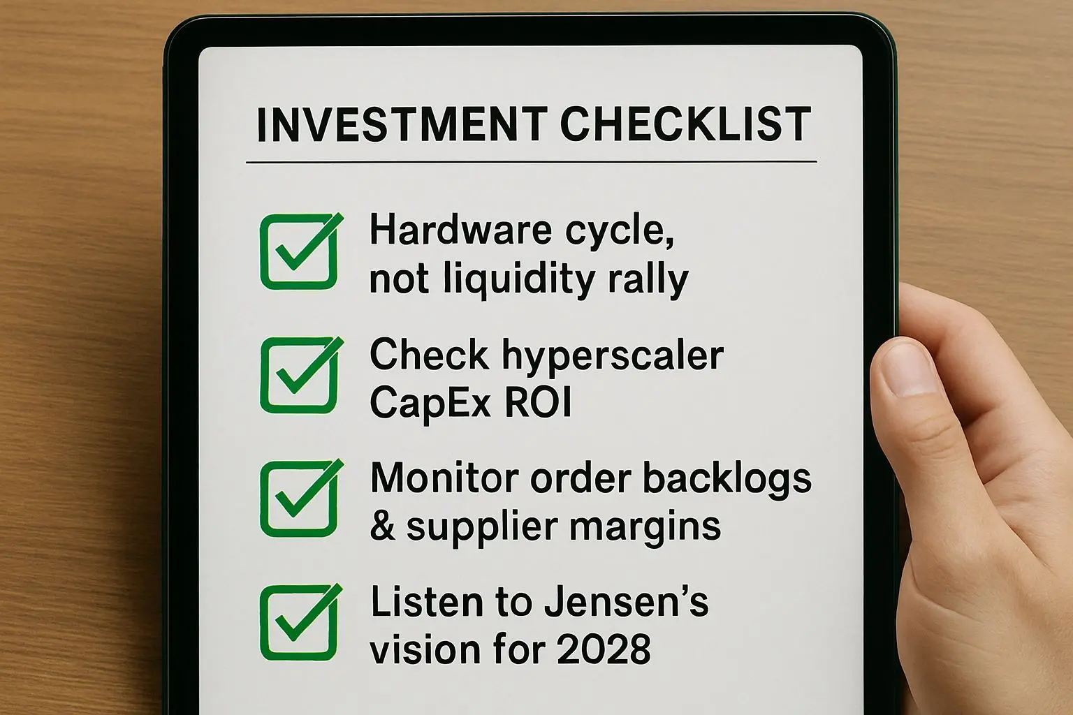 개인 투자자를 위한 명확한 투자 프레임워크