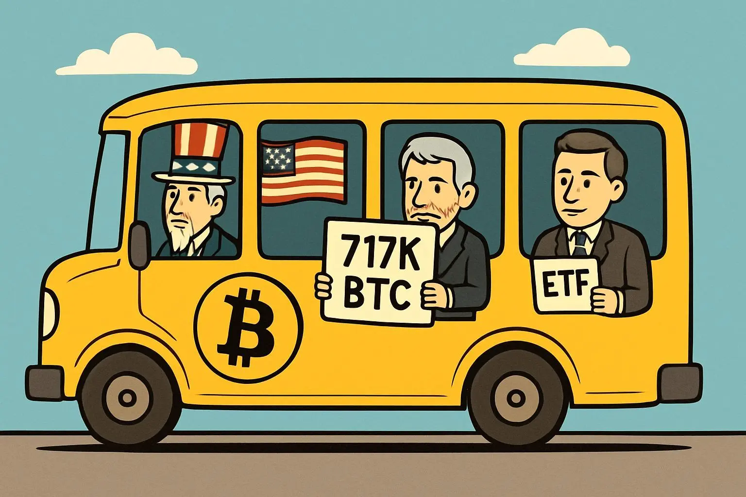 버스에서 내릴 수 없는 승객들: 왜 비트코인은 무너지지 않는가