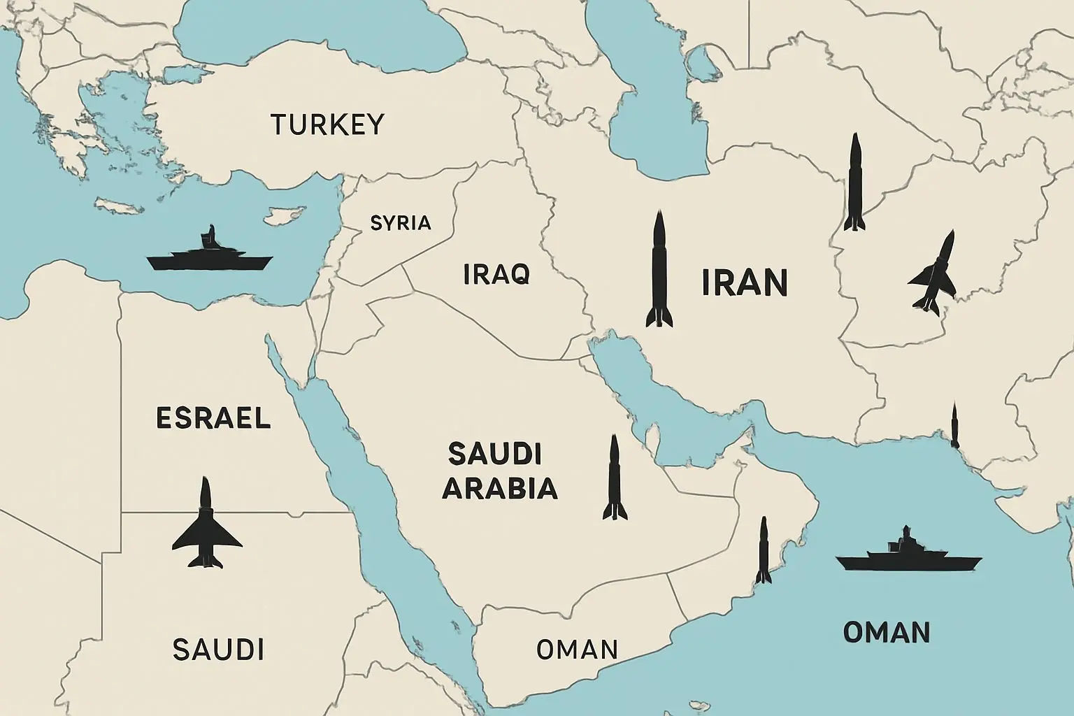 💡 미국의 군사력 집결 현황