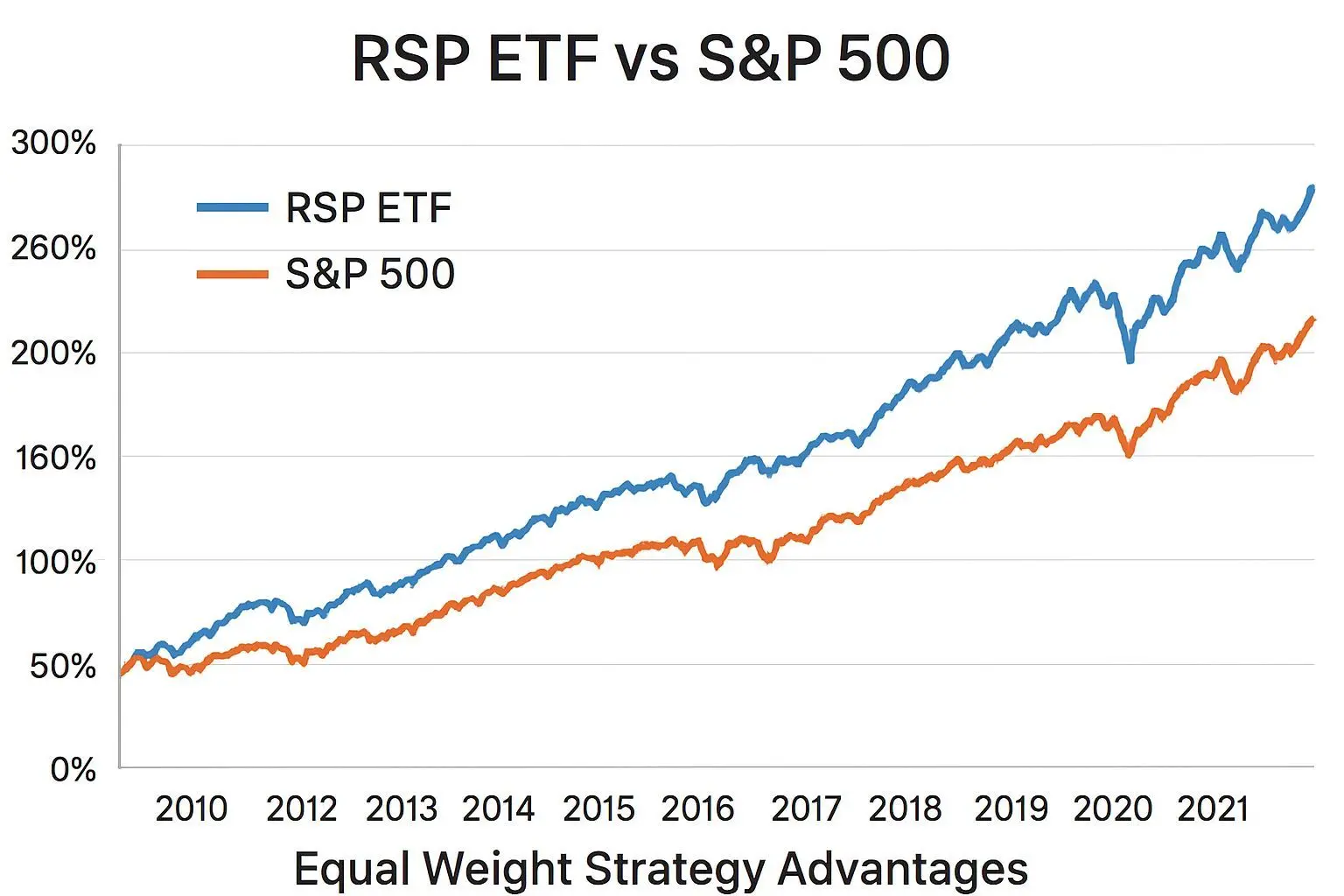 🔍 RSP ETF 전략, 왜 동일가중이 중요한가요?