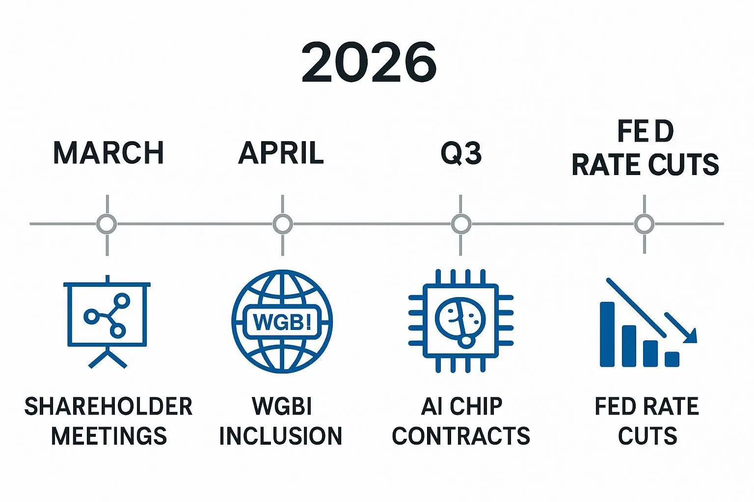 📅 2026년 타임라인, 하이라이트는 3분기