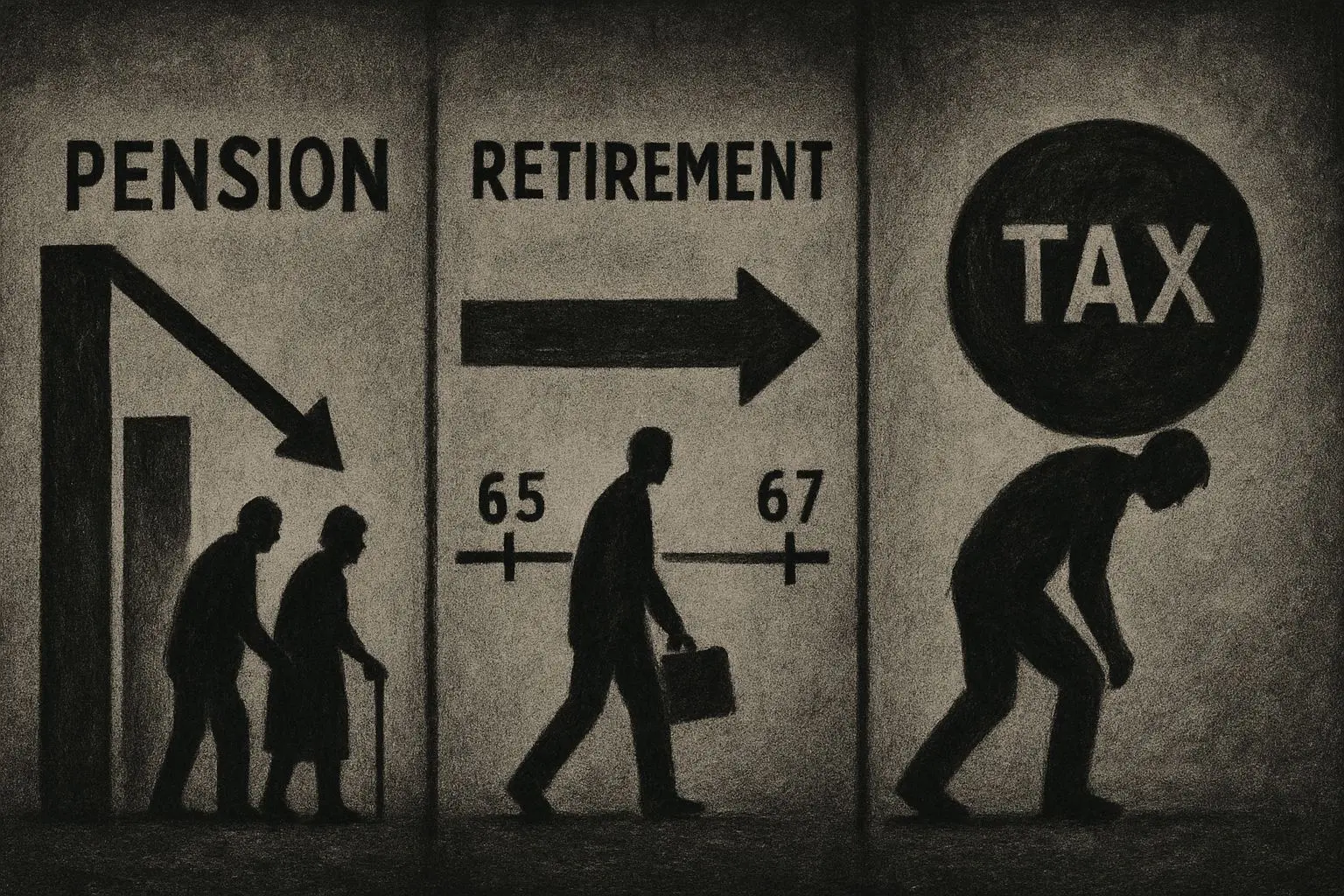 ⚠️ 기금 고갈의 3대 위기: 연금 감소, 수령 연령 증가, 미래 세대 부담