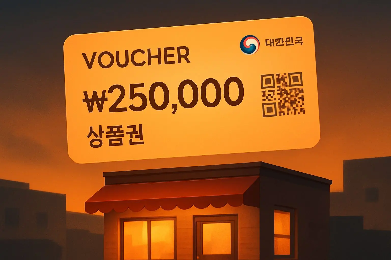 💰 25만 원 경영 안정 바우처란?