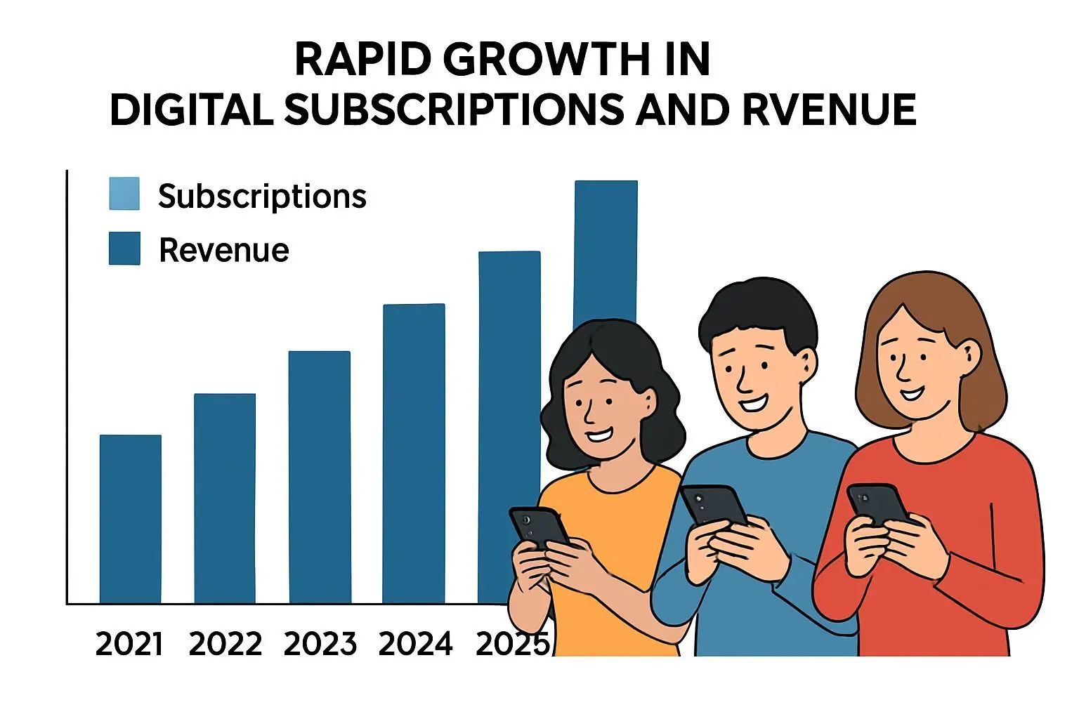 📈 2025년 역대급 실적! 디지털 구독자 폭발적 증가