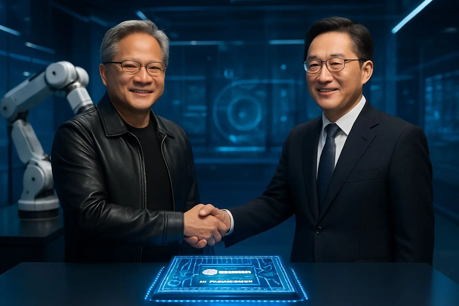 ✅ 엔비디아 젠슨 황의 충격 선언: 삼성전자는 로봇의 '몸통'