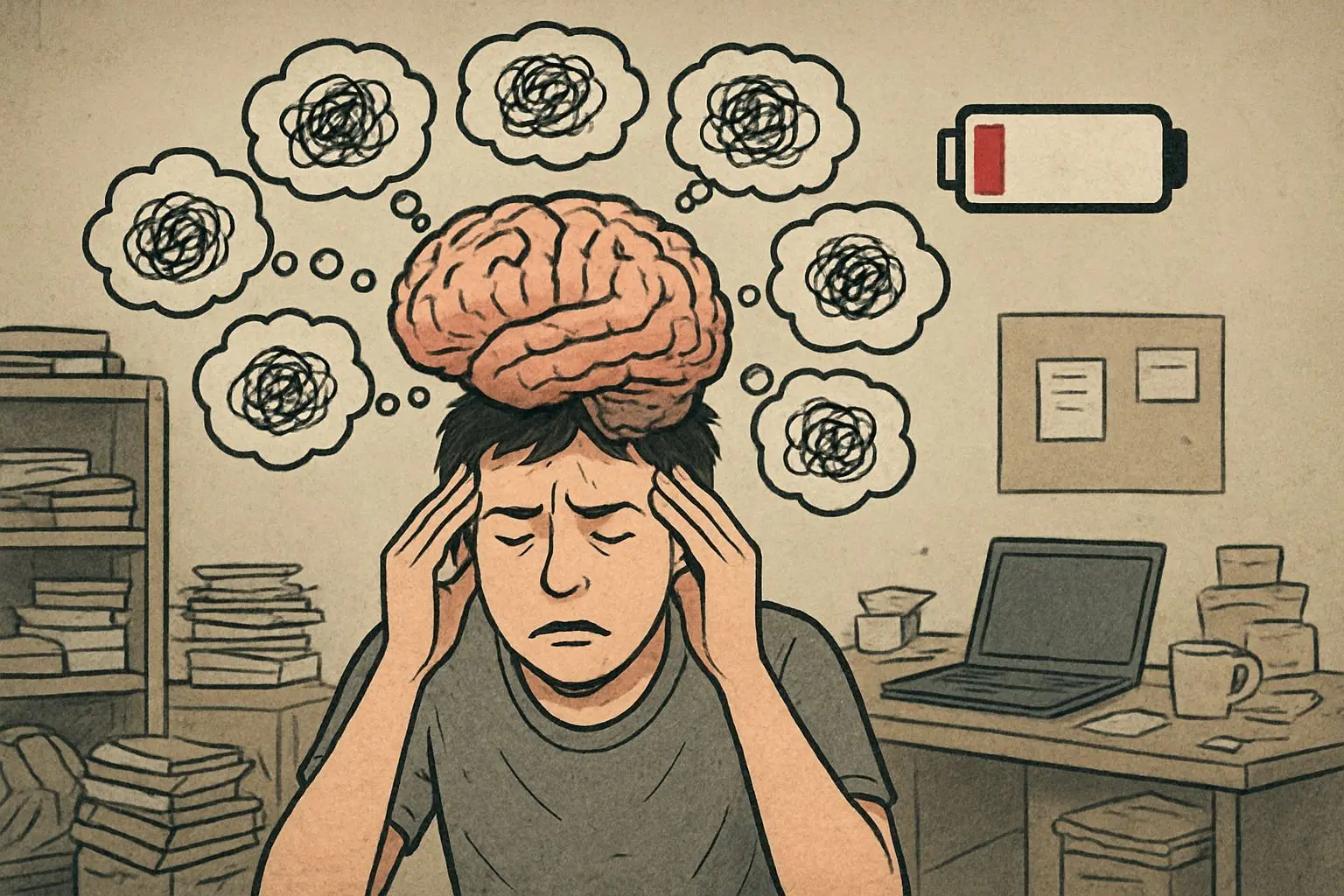 🔍 물건이 많으면 뇌도 지친다? 결정 피로의 위험성!