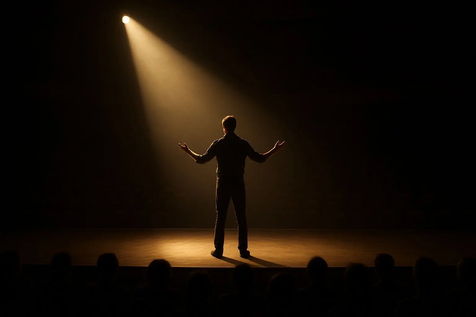 📌 첫 번째 정신적 쓰레기: 존재하지 않는 관객 앞의 1인극