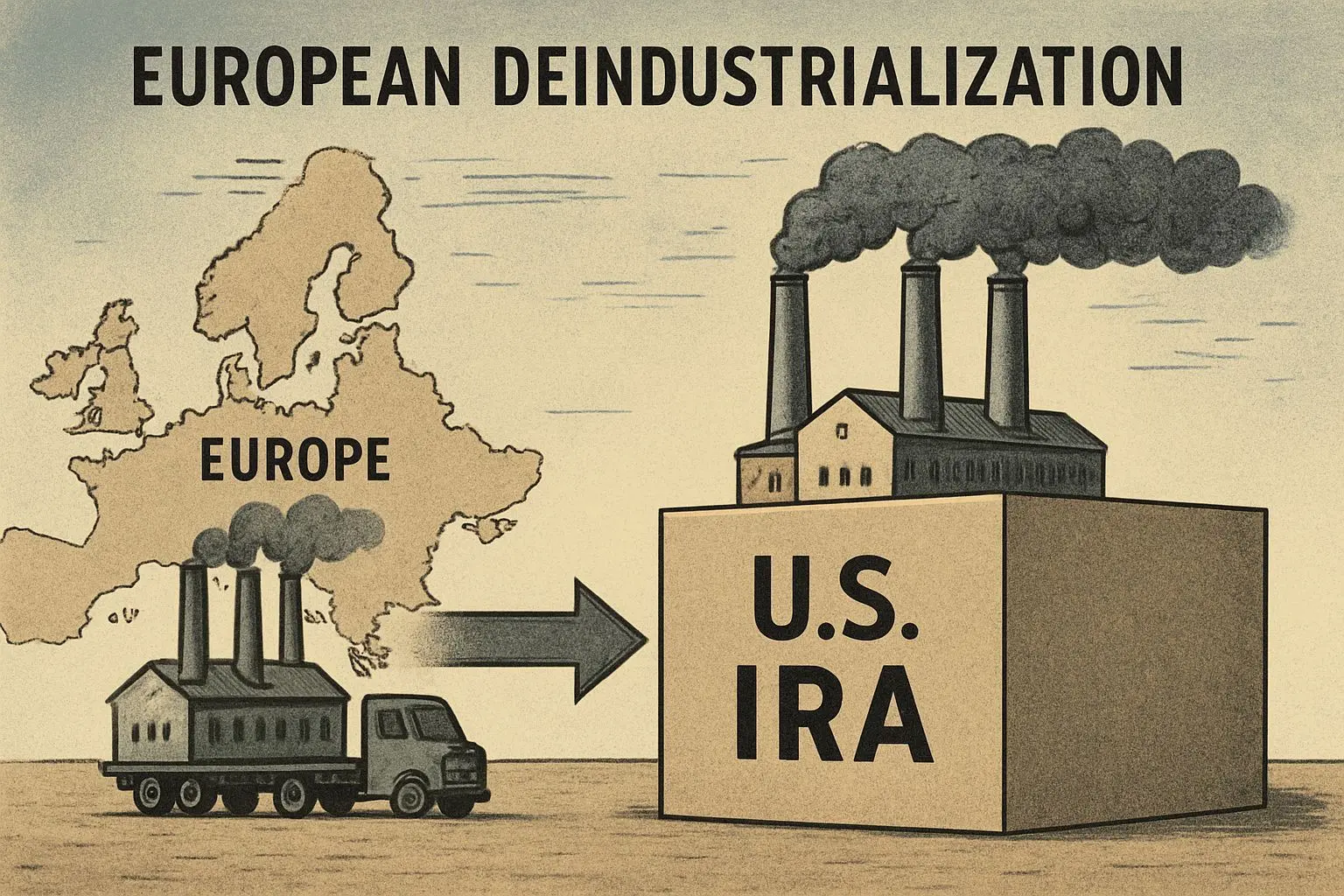🇺🇸 미국 IRA와 유럽 탈산업화의 가속화