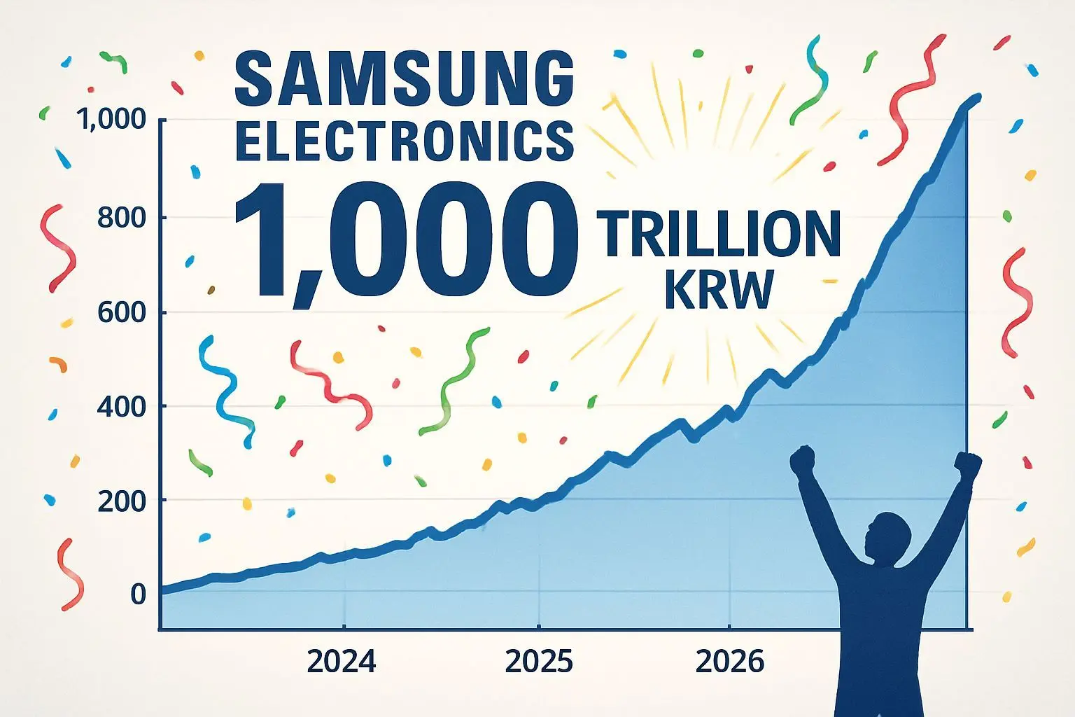 ✨ 2026년, 삼성전자 시가총액 1천조원 시대 개막