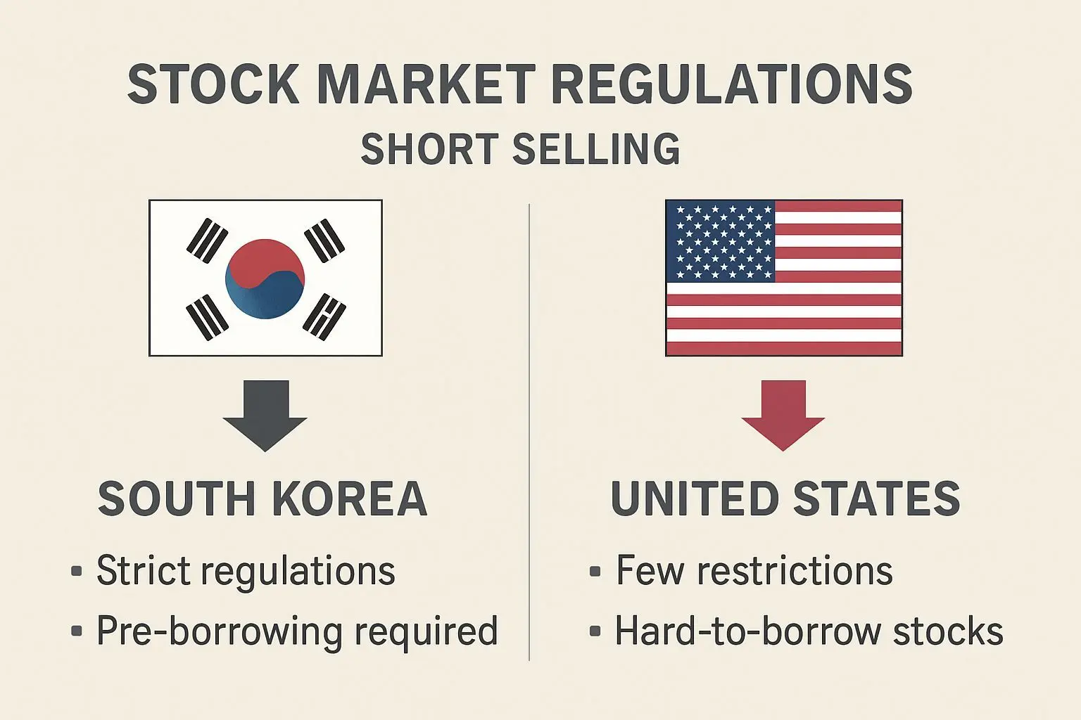 ✅ 공매도 재개, 한국과 미국은 어떻게 다를까?