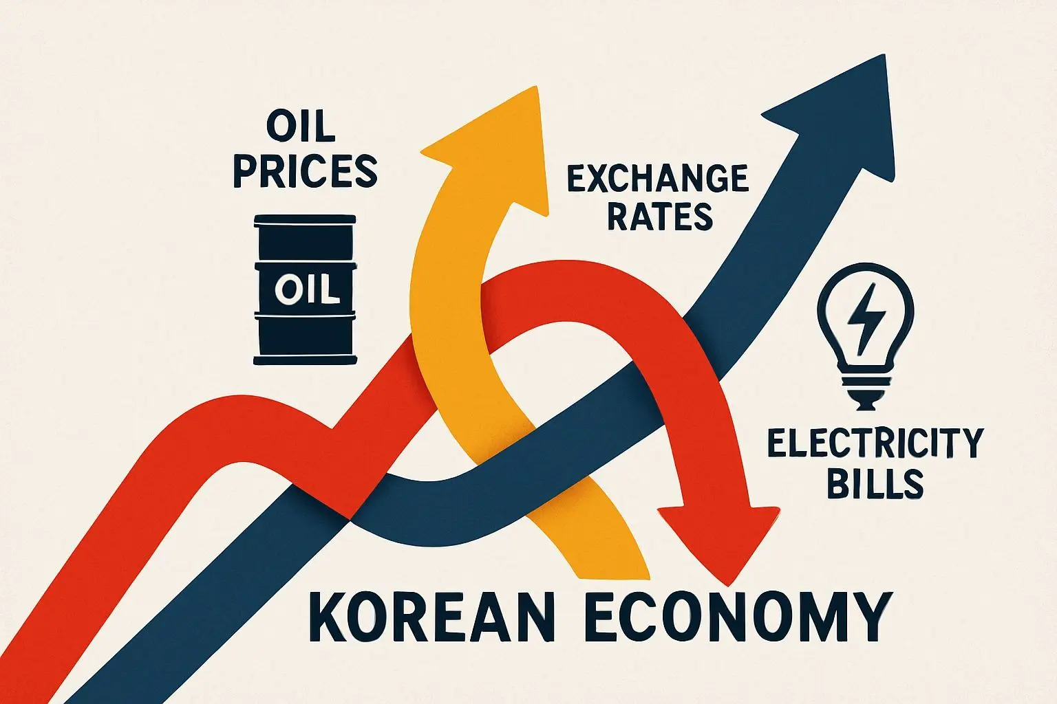 💰 한국 경제의 삼중 충격