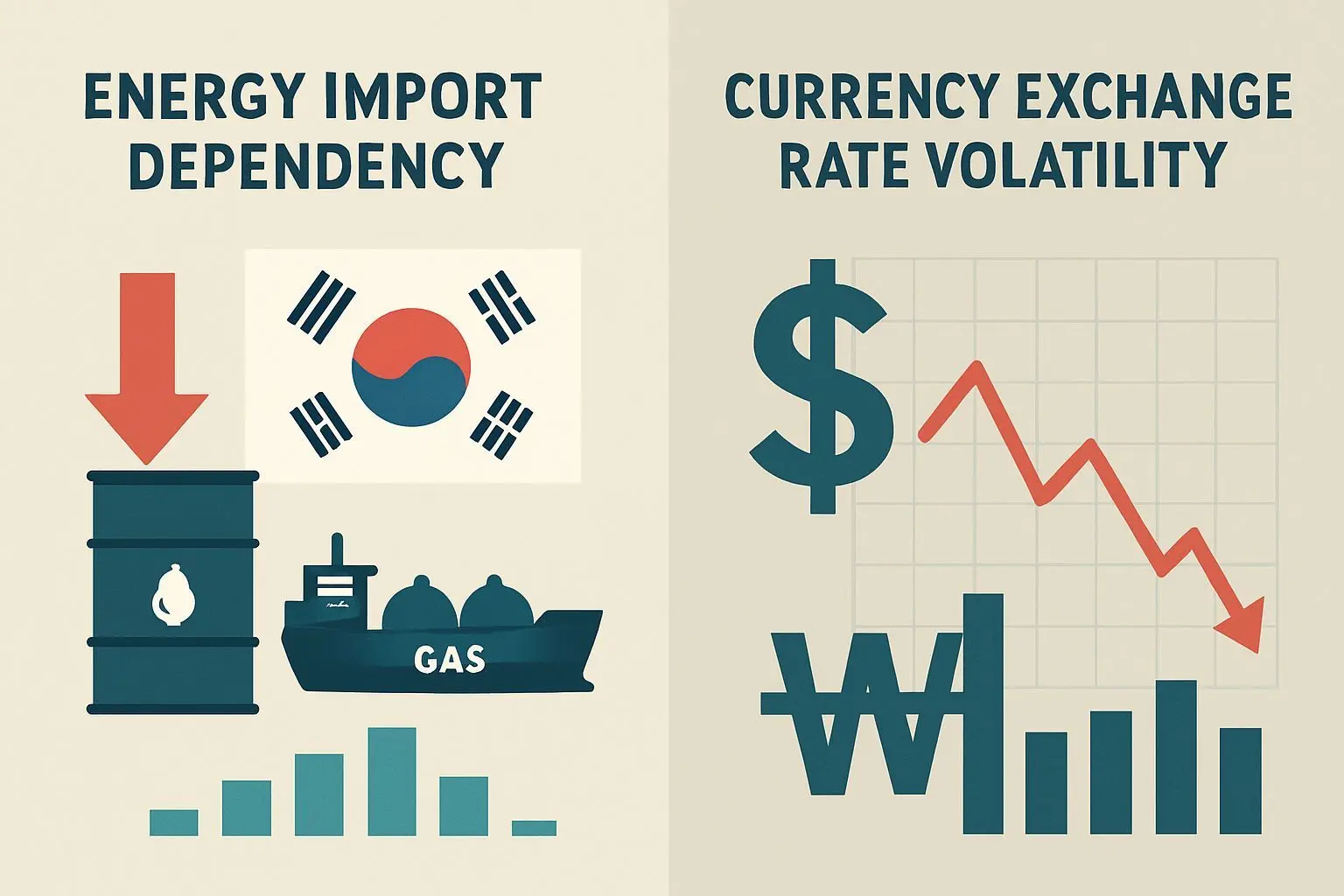 📊 한국 경제의 아픈 급소, 에너지 안보와 환율의 이중고
