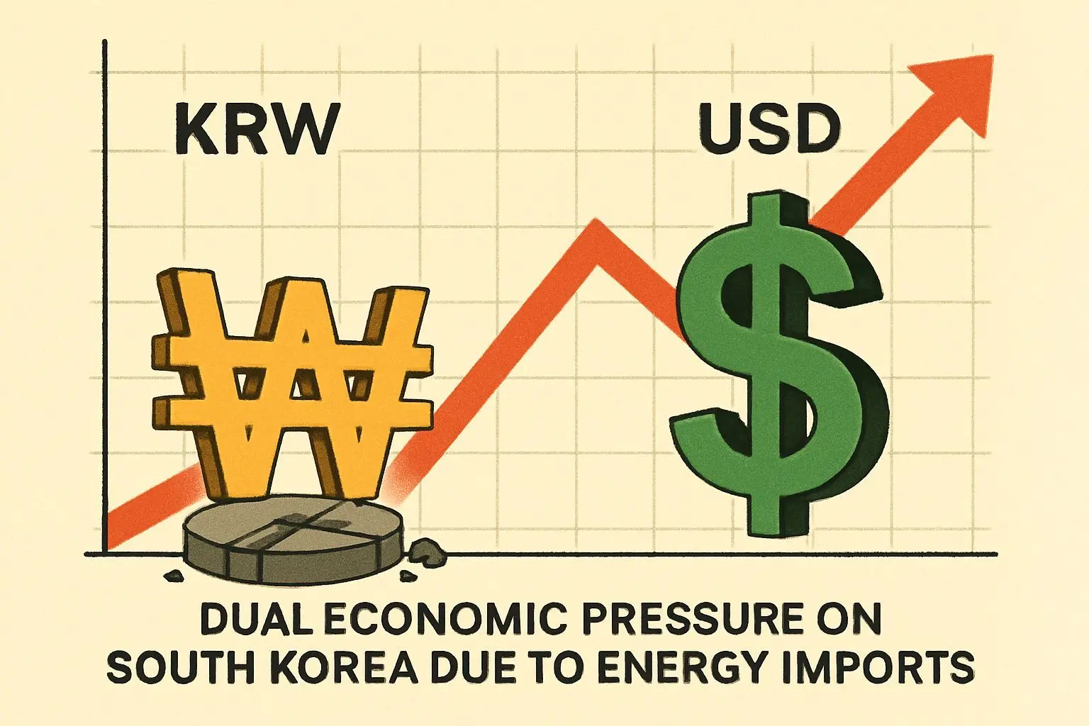 📈 원달러 환율 폭등, 한국 경제의 이중고