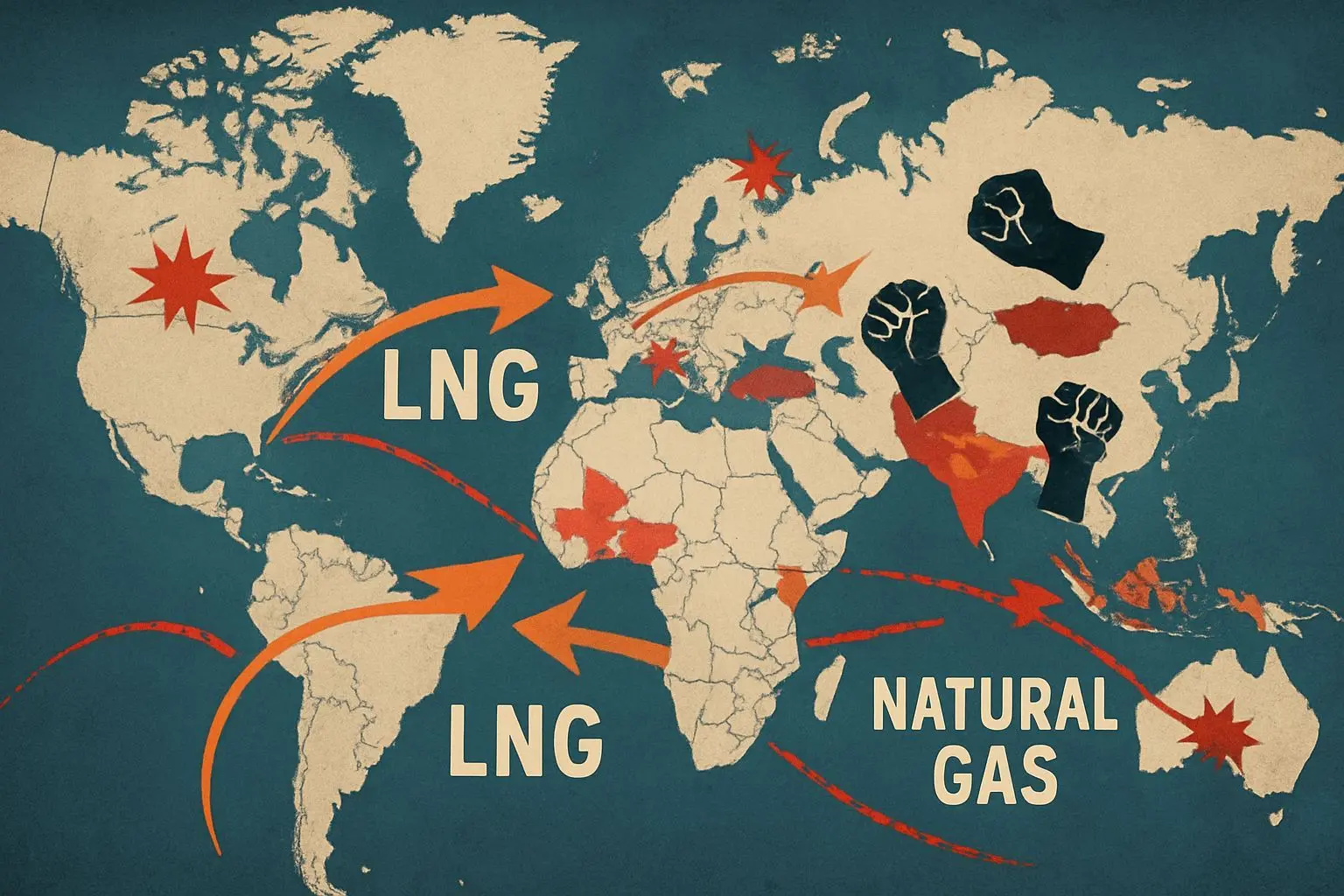 💡 유가 뒤에 숨겨진 진짜 에너지 전쟁: LNG 시대의 서막