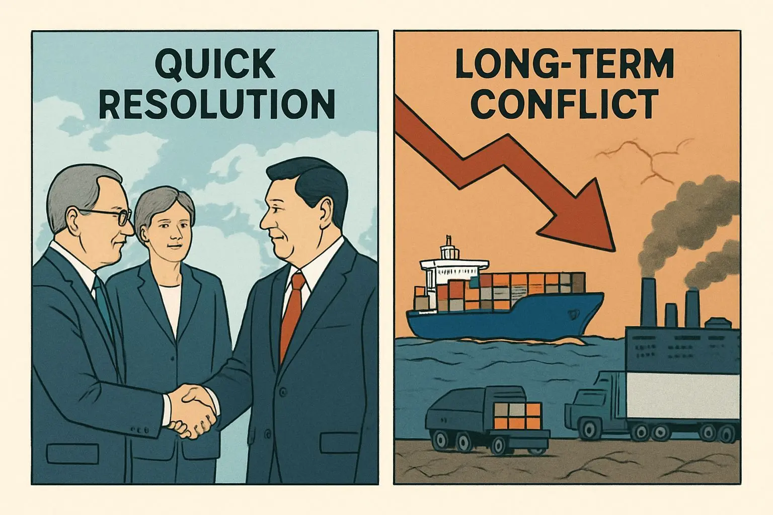 📈 투자 전략: 단기 vs. 장기 시나리오