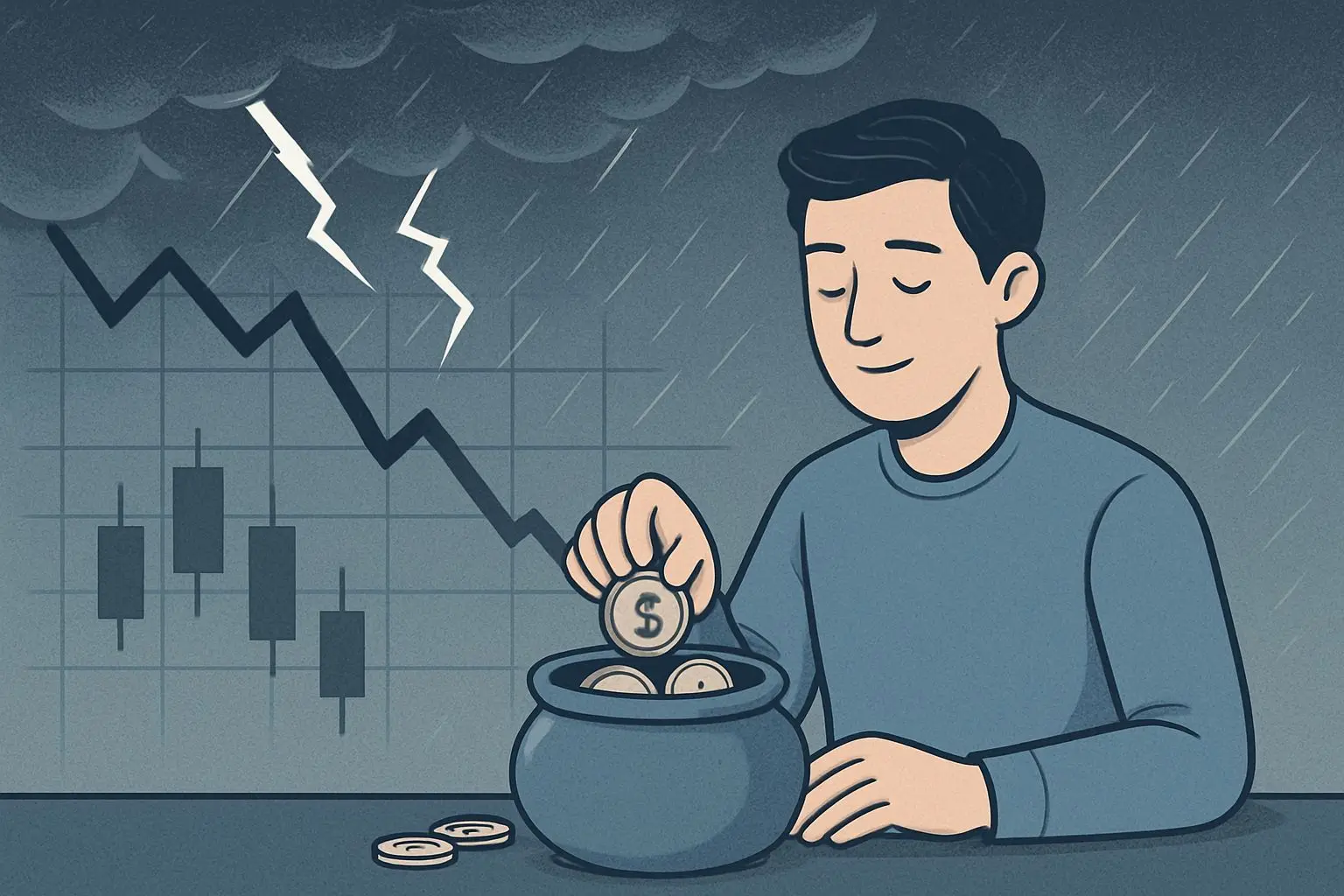 💰 세 번째 패턴: 시장 공포를 역이용하는 분할 매수