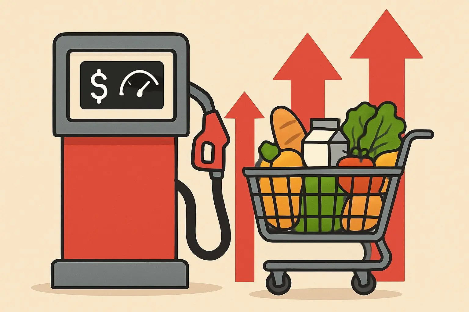 🛒 주유소 가격 상승이 장바구니 물가까지?