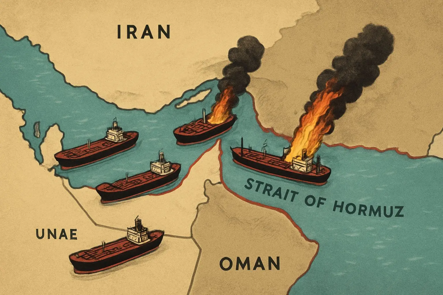 📌 이미 시작된 '오일 쇼크'의 서막: 호르무즈 해협