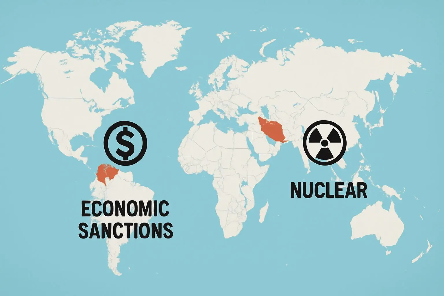 📈 제재의 한계와 결정적 차이: 핵과 지리