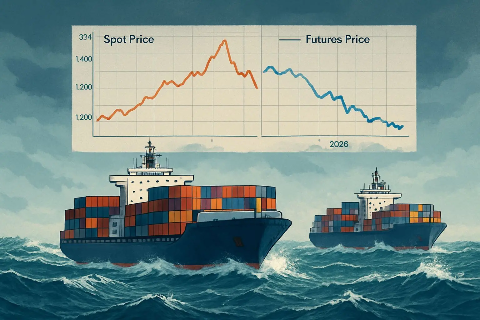 💰 바다 위 돈의 흐름: 해운 운임 시장의 기형적인 경고