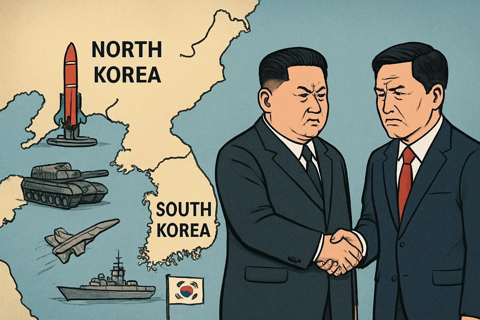 ✅ 한국 시장에 미치는 직접적인 충격: 한반도 안보와 외교적 딜레마