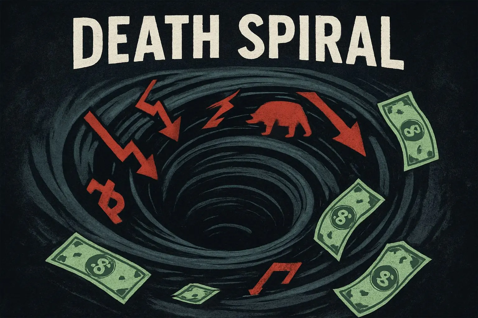 📉 데스 스파이럴: 빚투와 공매도가 만드는 죽음의 소용돌이