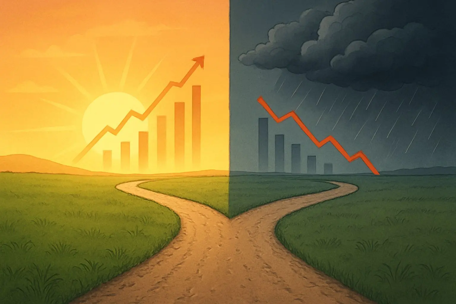 ✨ 두 가지 시나리오: 위기 속에서 기회를 찾는 현명한 투자자의 길