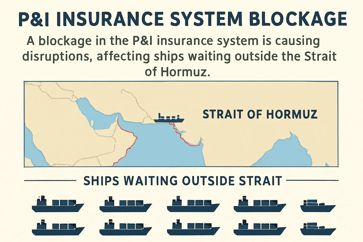 ⚙️ 해협을 막은 것은 군사력이 아니라 보험 시스템