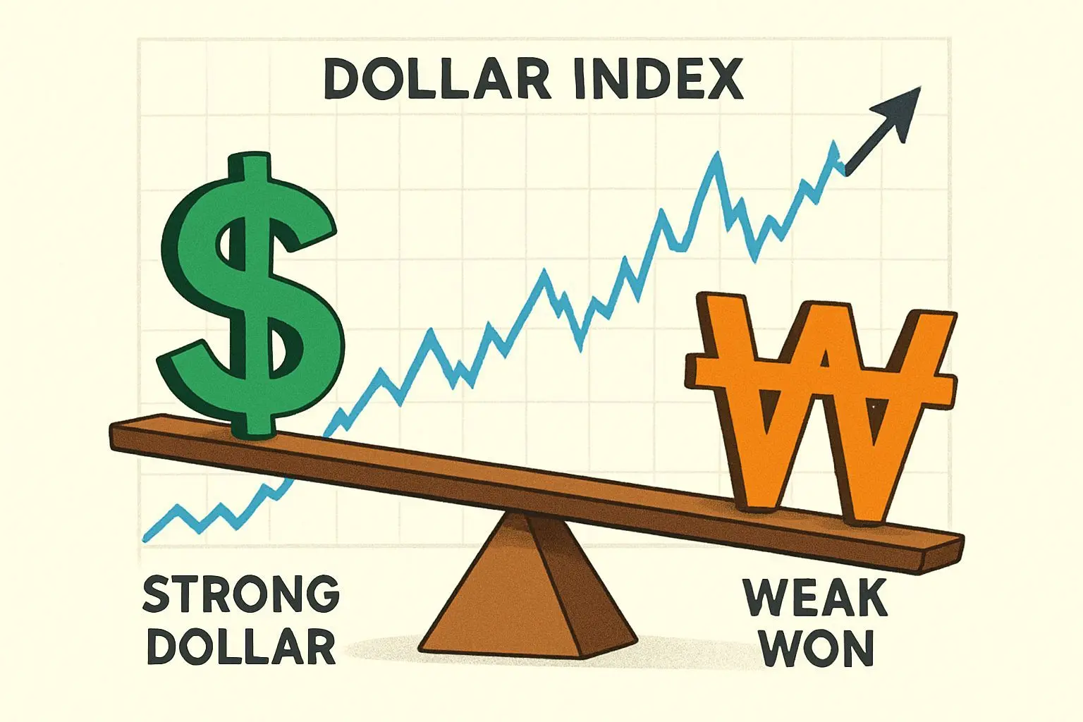 📈 달러가 강한가? 아니, 원화가 약한 것이다!