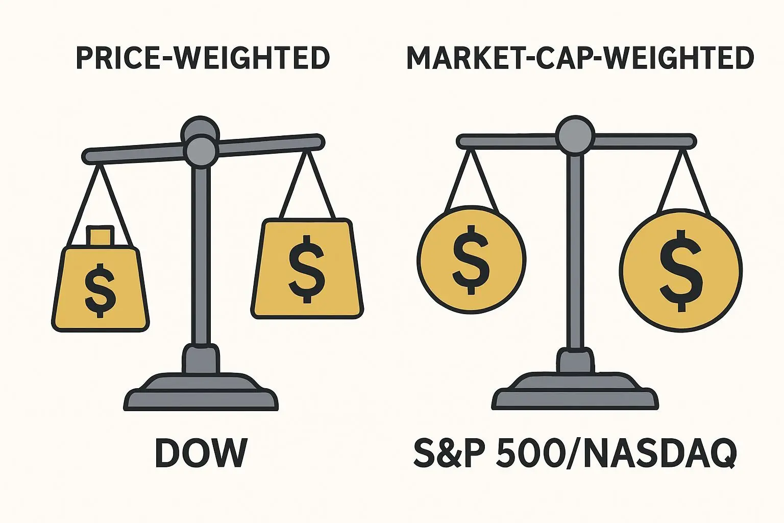 ⚙️ 가격 가중 방식의 함정, 다우 지수의 독특한 계산법
