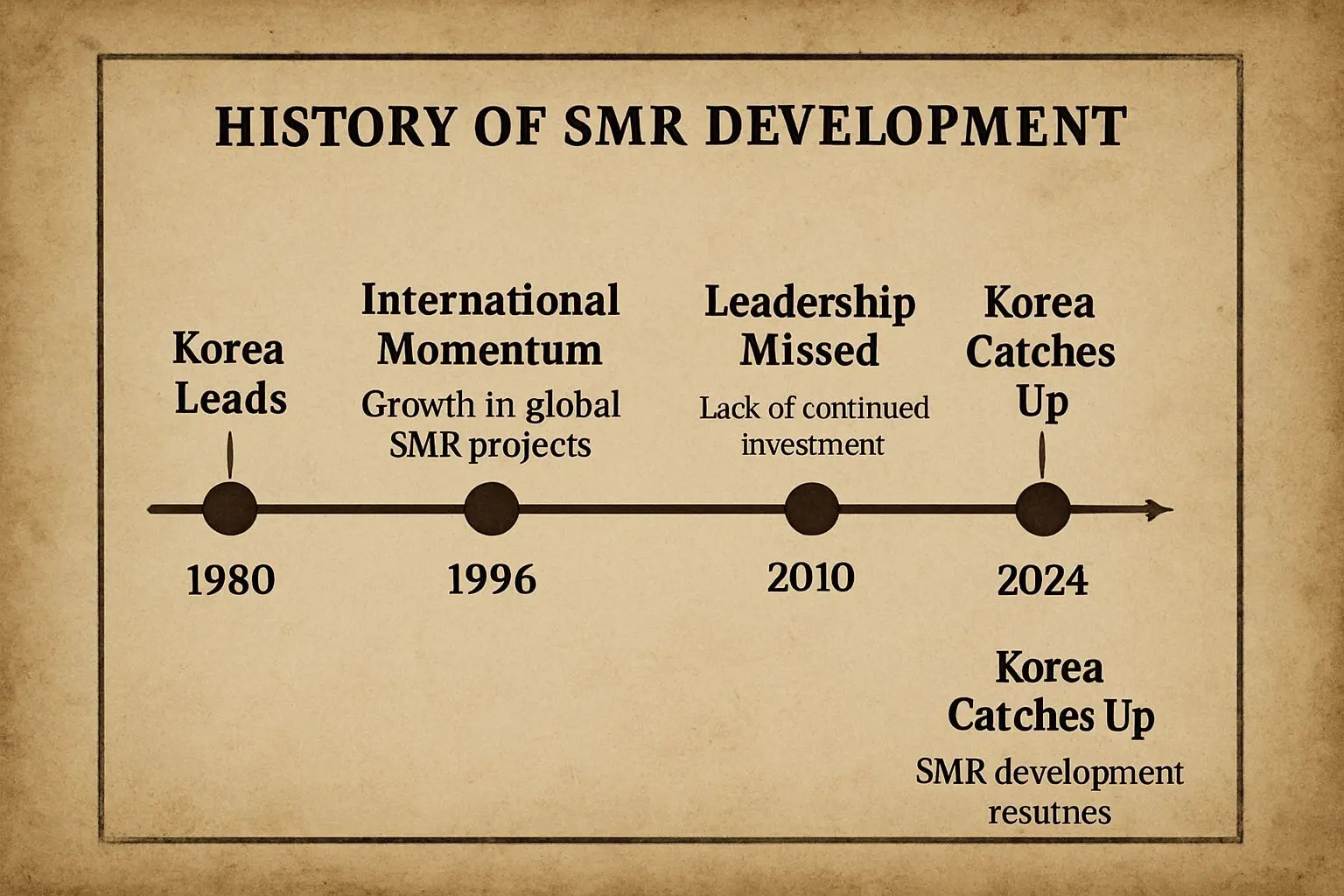 📝 한국, 14년 전 SMR 1위의 영광과 놓쳐버린 기회