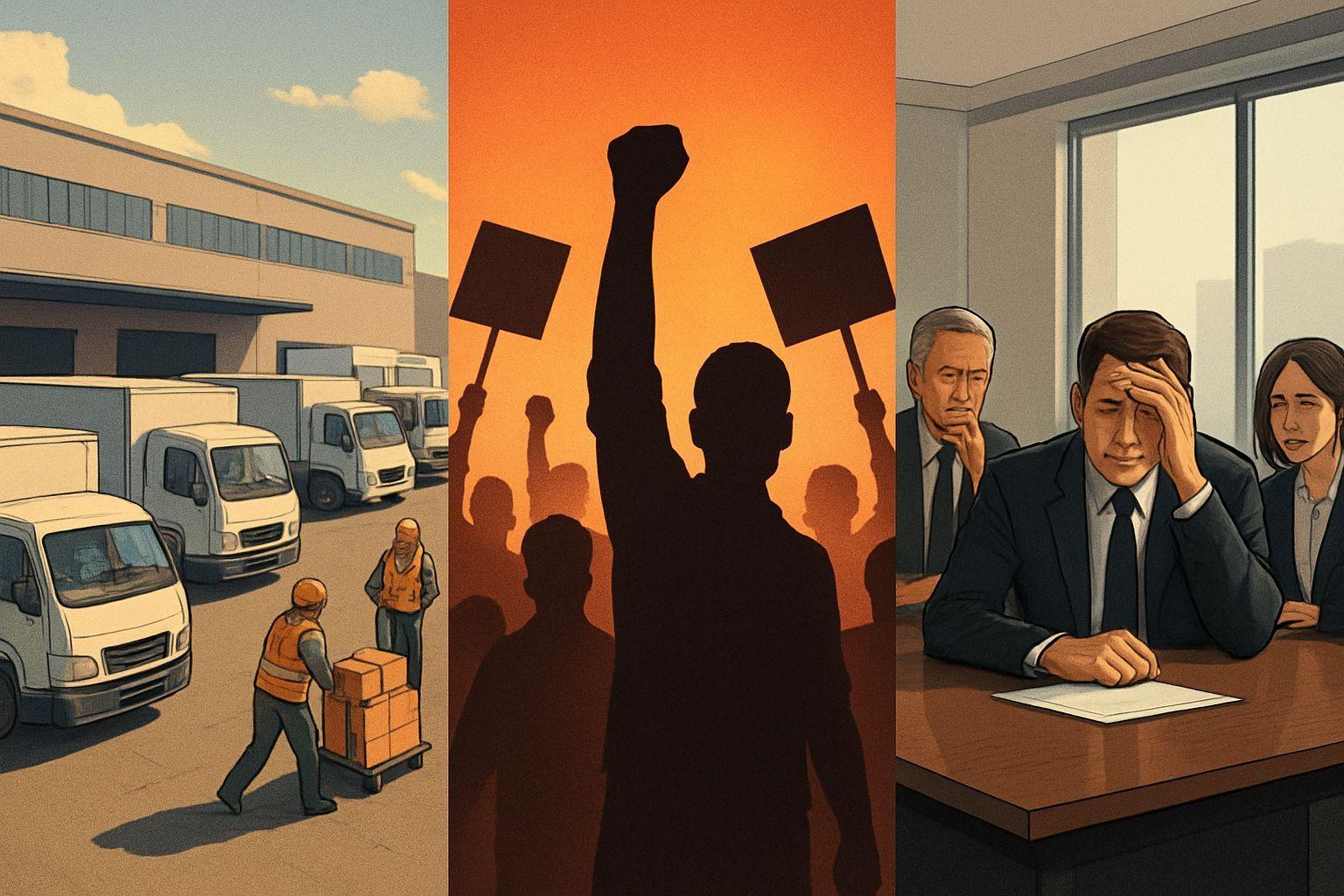 📈 법 시행 첫날 현장 스케치: 택배, 노조, 기업의 움직임