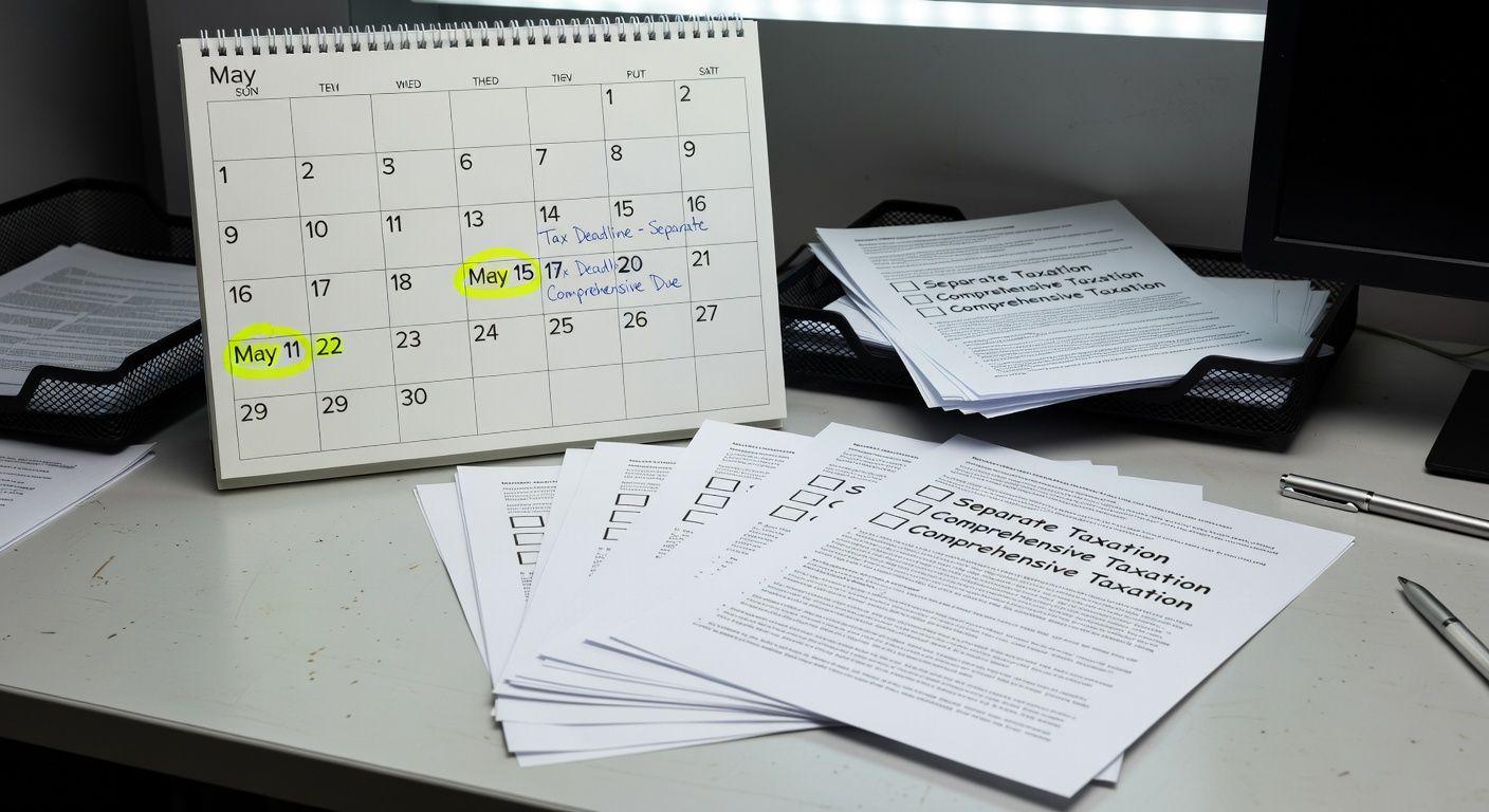 📅 분리과세 종합과세 선택 시기와 방법