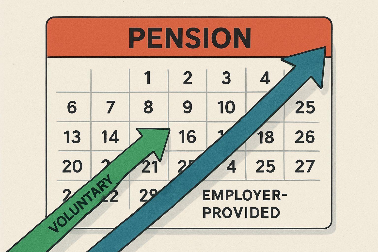 📝 연금 수령 연차: 퇴직금과 자율 가입의 차이