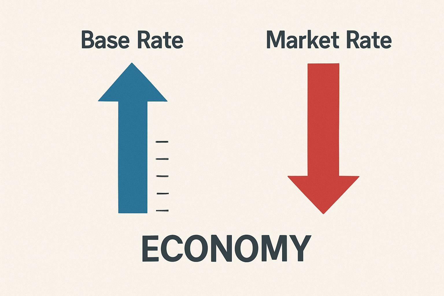 🔍 시장 금리 vs. 기준 금리, 그 차이는?