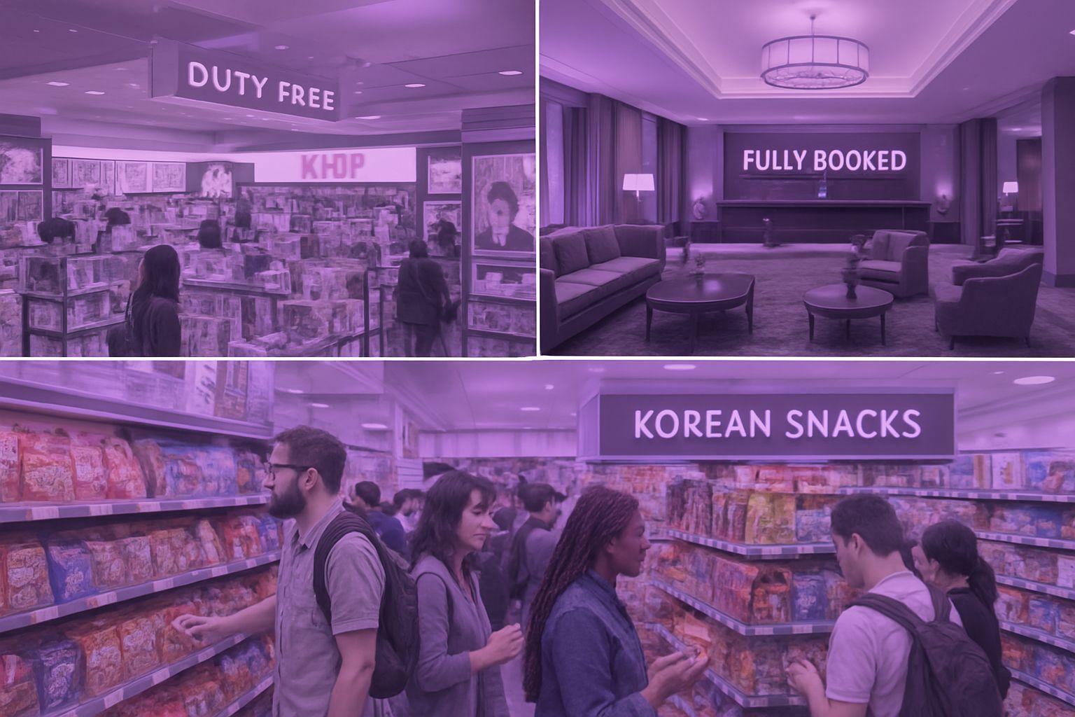 💰 서울 도심 상권을 뒤흔든 보랏빛 물결