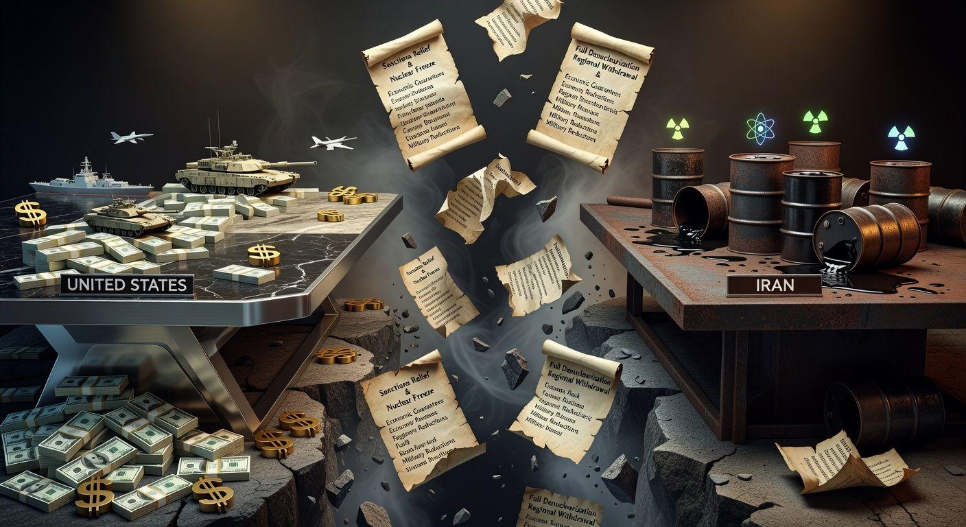 🔍 이란 vs 미국 협상 조건의 극복 불가능한 차이