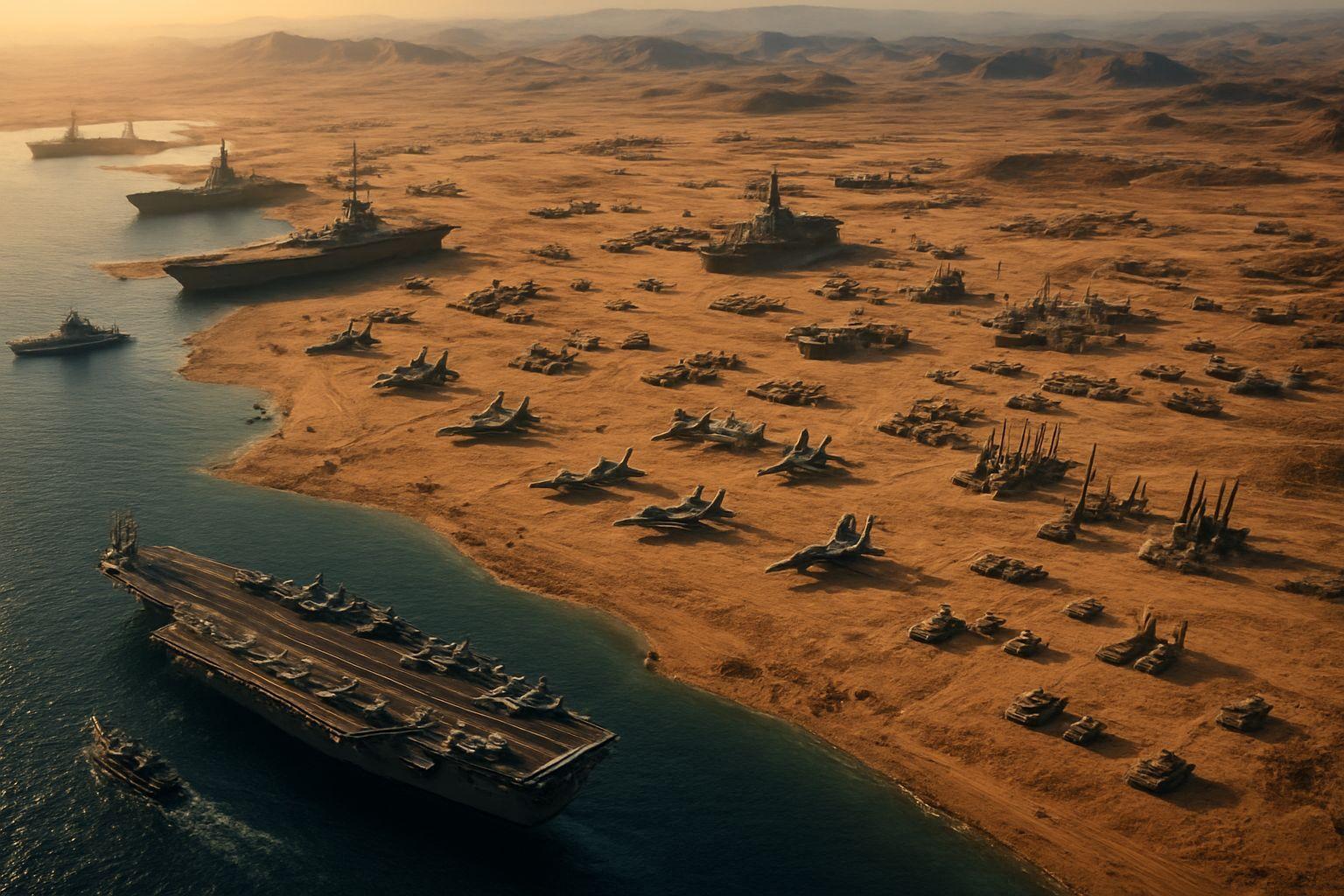 🔍 이란 전쟁 가능성과 미군의 압도적 군사력 집결