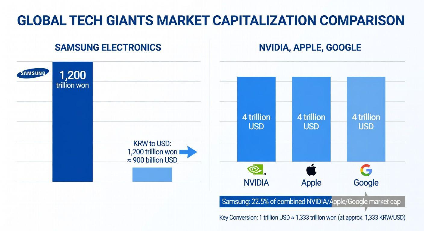 📈 삼성전자 목표주가 40만 원, 글로벌 기업 대비 평가